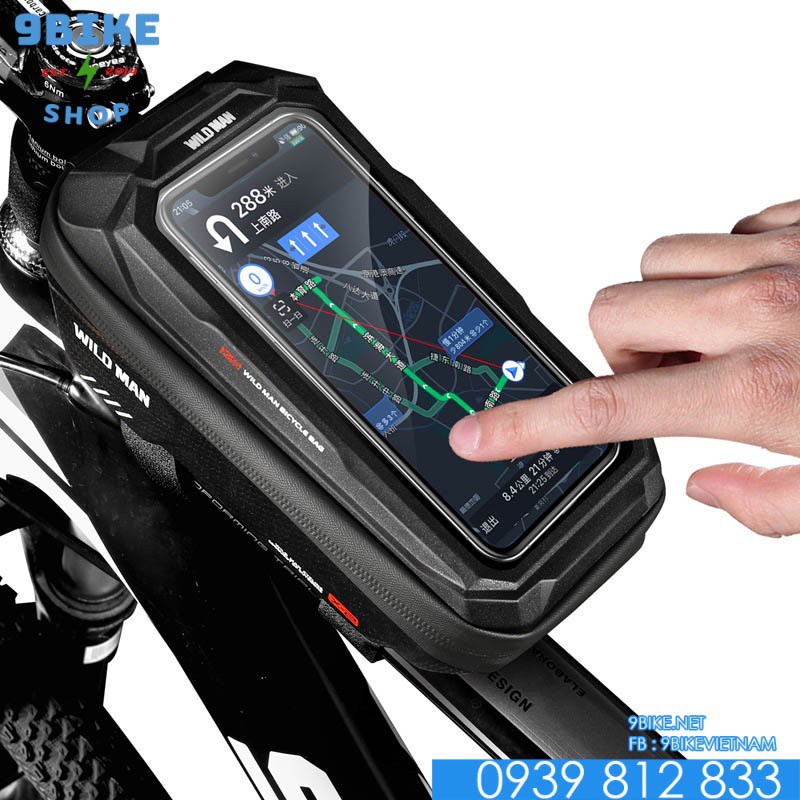 Túi treo trên sườn xe đạp Wildman X2 mẫu mới 2021