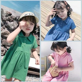 Váy Polo cổ Đức dáng xoè