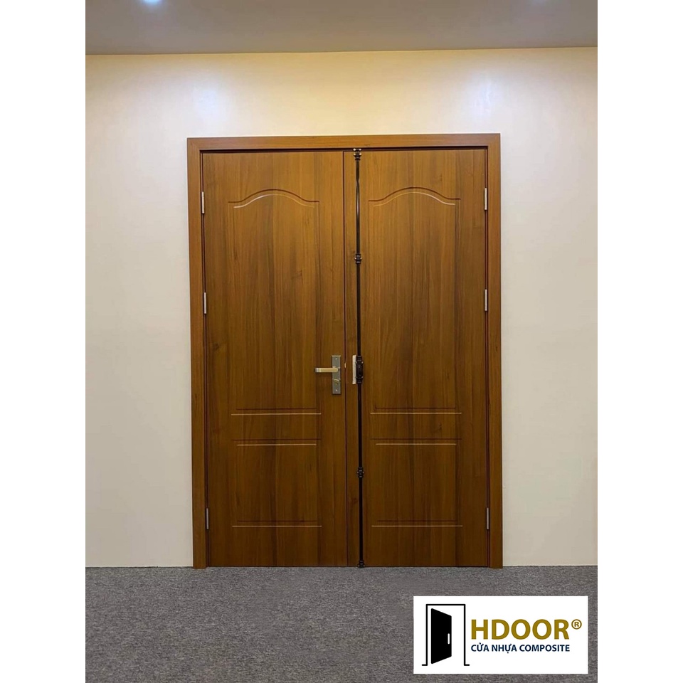 Cửa nhựa composite cánh đôi Hdoor-CD15