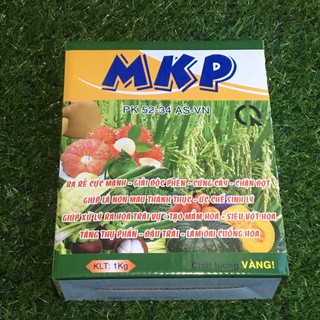 Phân Bón Lá Lân Kali MKP 0-52-34 1kg
