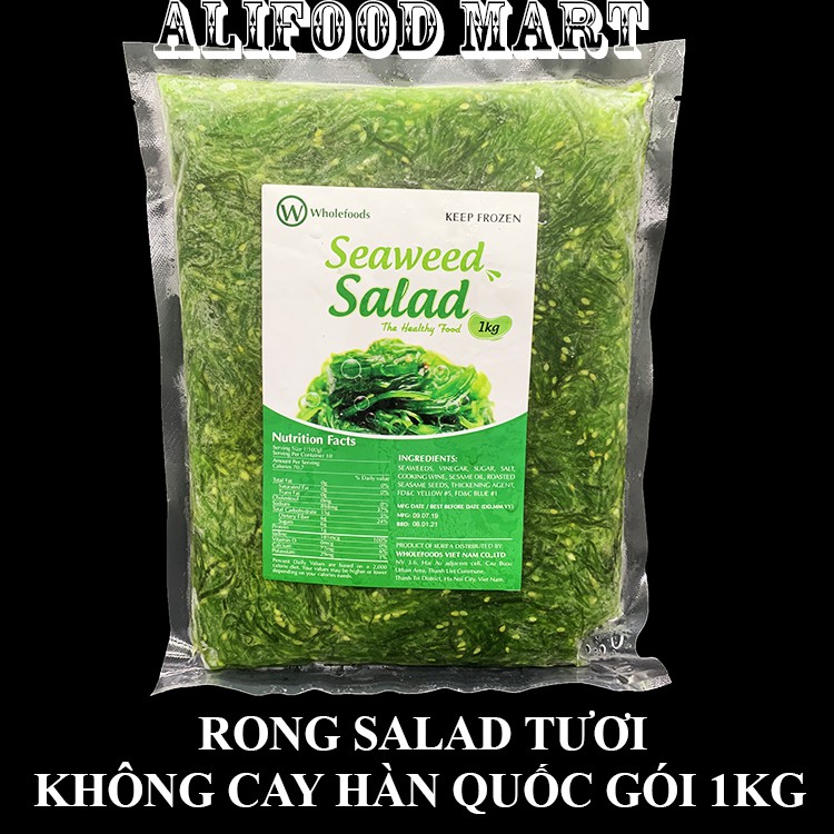 RONG BIỂN TƯƠI LÀM SALAD KHÔNG CAY 1KG/GÓI (SHOP XIN PHÉP CHỈ SHIP Ở HÀ NỘI)