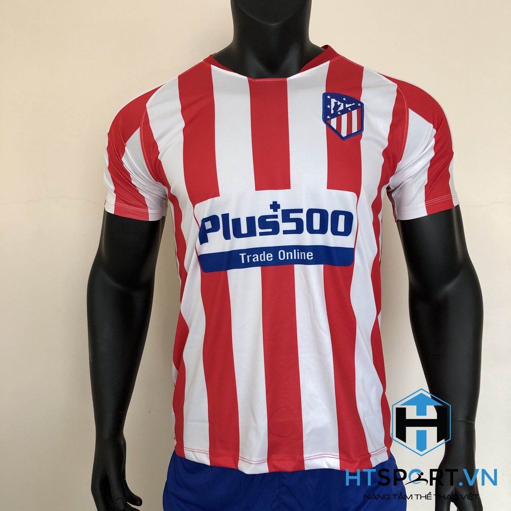 Áo CLB Atletico Madrid sân cỏ nhân tạo chính hãng, Áo đấu Aletico Xanh