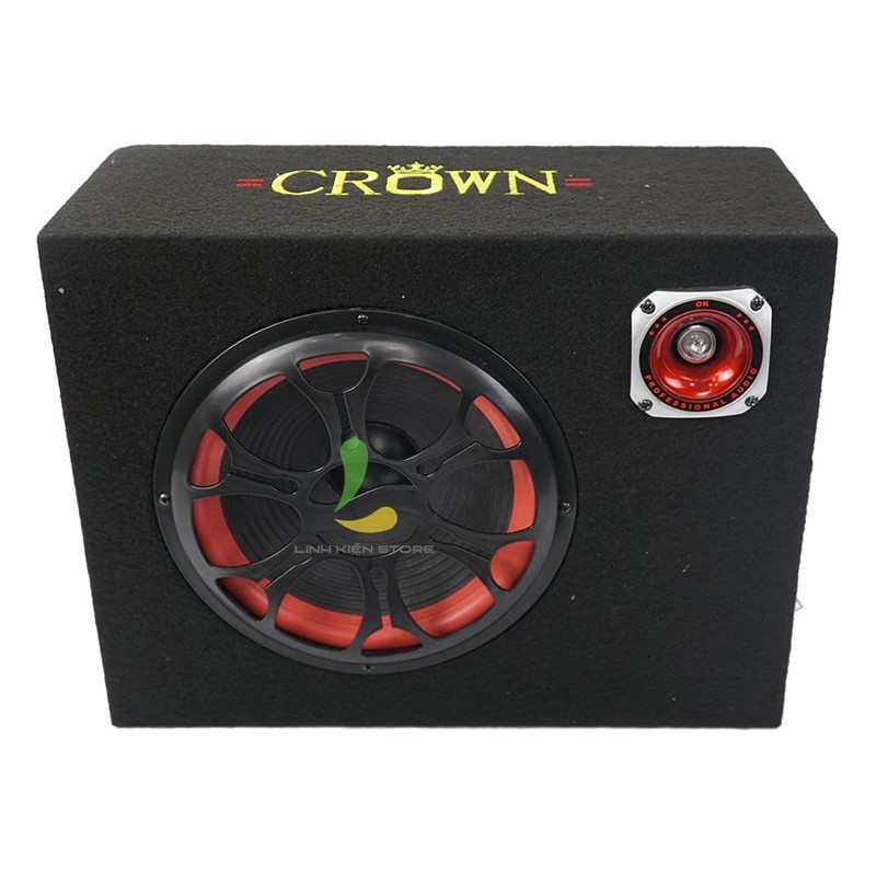 Loa Crown 6 vuông Bluetooth - loa bluetooth công suất 150W