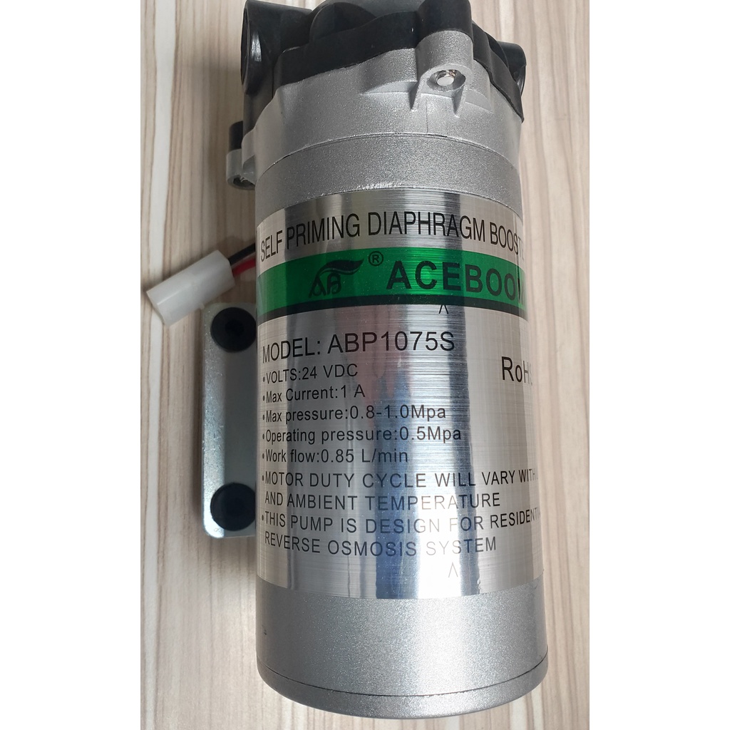 Máy bơm áp lực 24v, bơm lọc nước ro, bơm 24v ABP 1075S