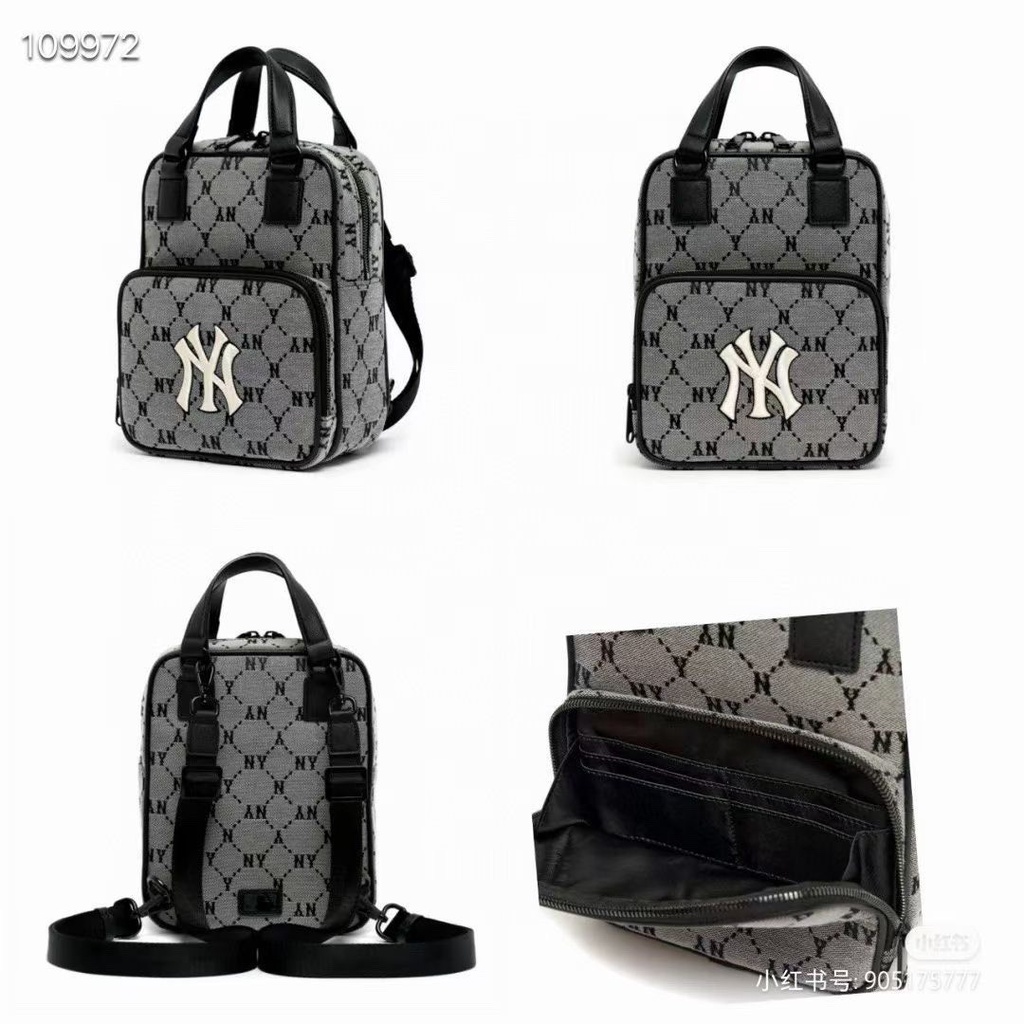 Túi MLB Monogram Jacquard Mini Backpack New York Yankees