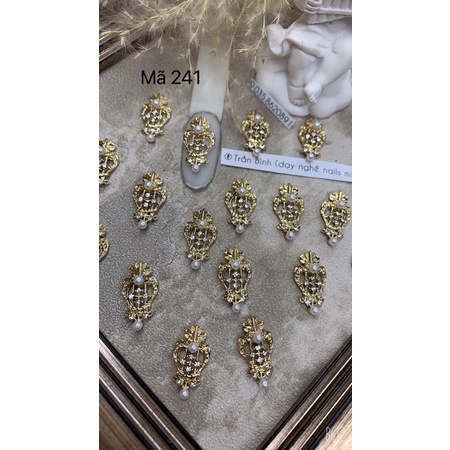 Charm xịn gắn móng tay mã 233- mã 244