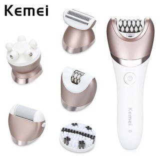 Máy cạo lông triệt để 5 in 1 KM-8001 giúp cho phụ nữ đẹp hơn