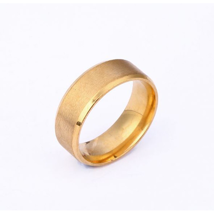 Nhẫn inox nam trơn vuông nhiều màu cao cấp thời trang thép không gỉ HSNNA11