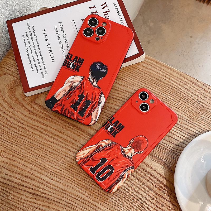 Ốp Điện Thoại Mềm In Hình SLAM DUNK Cho iPhone 14 Pro Max 13 11 12 Pro Max Xs Max XR
