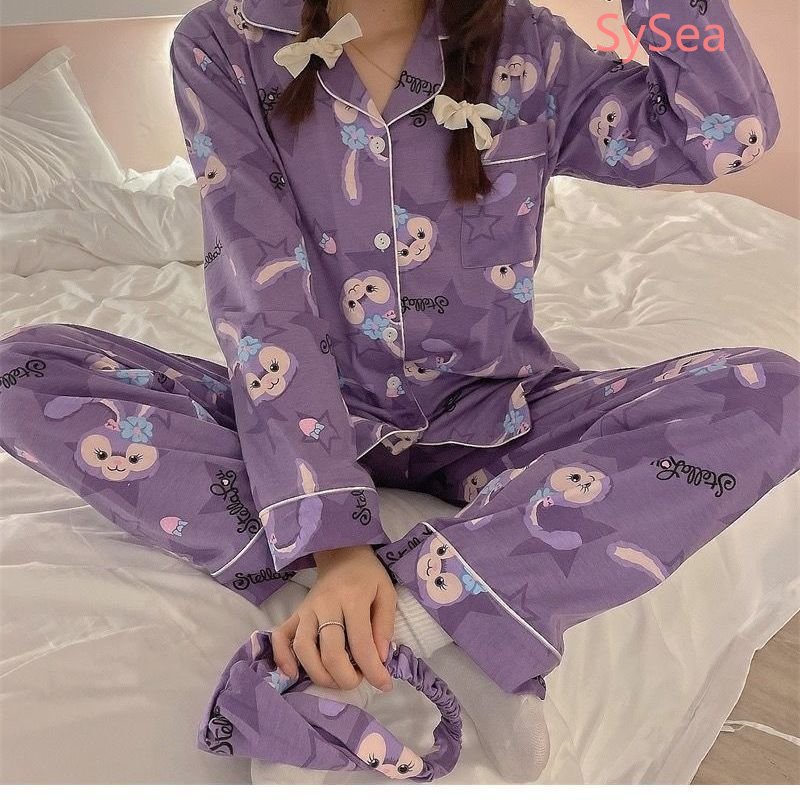 Bộ Đồ Ngủ Họa Tiết Gấu Và Dâu Tây Đáng Yêu Cho Nữ Kiểu Hàn Quốc