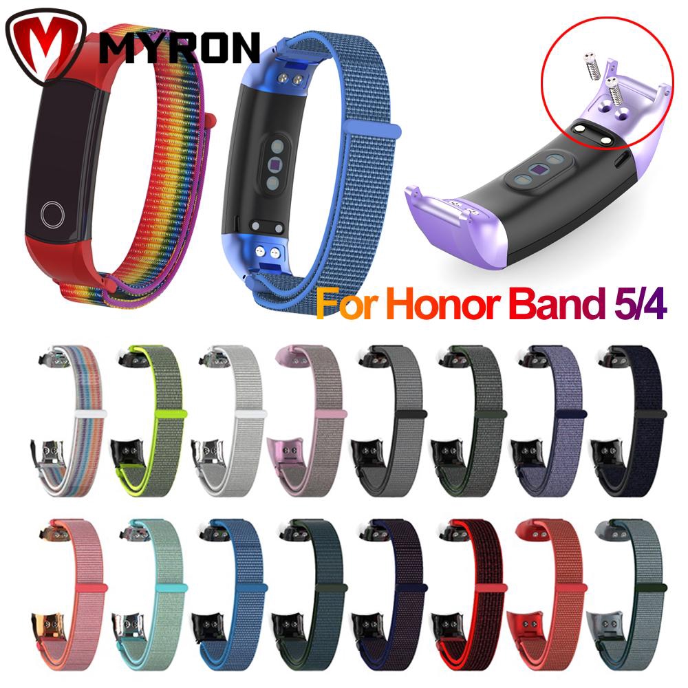 Dây đeo nylon nhiều màu tùy chọn thay thế cho Huawei Honor Band 5 4