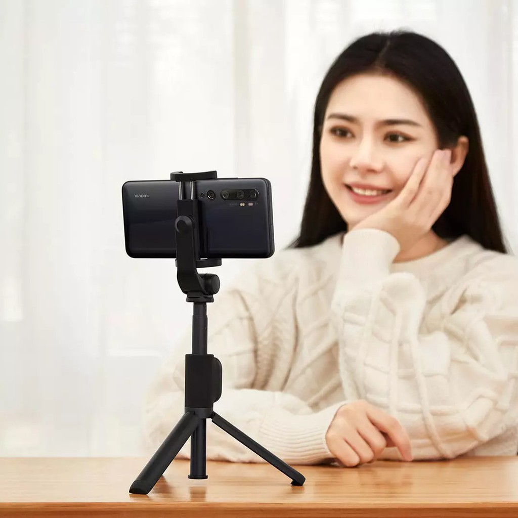 MẤU MỚI 2021 Gậy selfie Tripod bluetooth Xiaomi XMZPG05YM  Bluetooth tích hợp nút Zoom - Minh Tín Shop