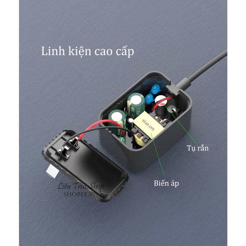 Nguồn  12v 1A  DC  tụ rắn adapter 1000mA chuẩn chân 5.5*2.5