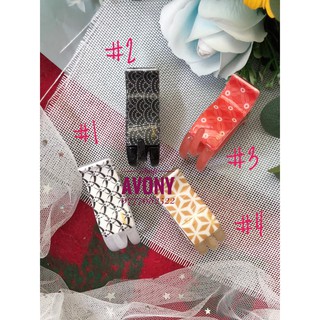 Kẹp tóc càng cua, Cặp tóc 3 răng - 5 răng hoa văn Honey