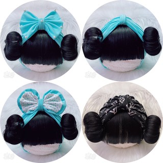Mũ turban gắn tóc giả cực chất
