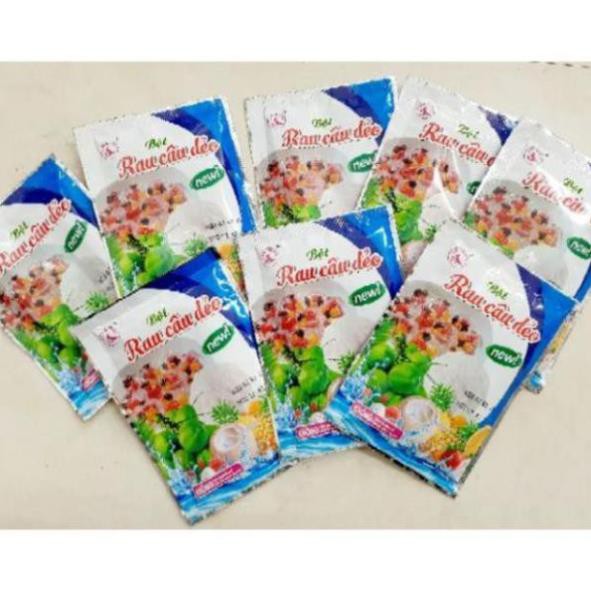 Bột thạch rau câu con cá dẻo12g HSD 2021