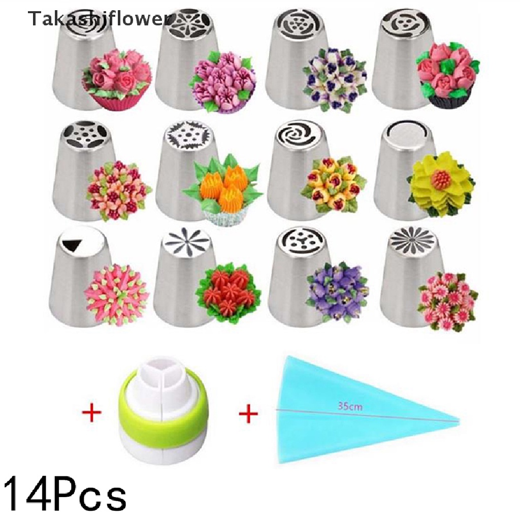 Bộ 14 Dụng Cụ Bắt Hoa tulip Bằng Inox Chuyên Dùng