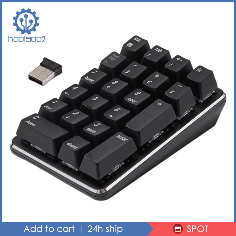 Bàn PhíM Koolsoo2 Mini Thông Minh 2.4G 21 PhíM Cho Laptop / switch