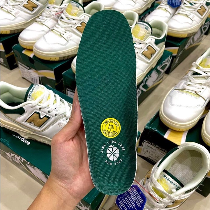 Giày New Balance Nb550 'Green Yellow' Phối Màu Trắng vàng.