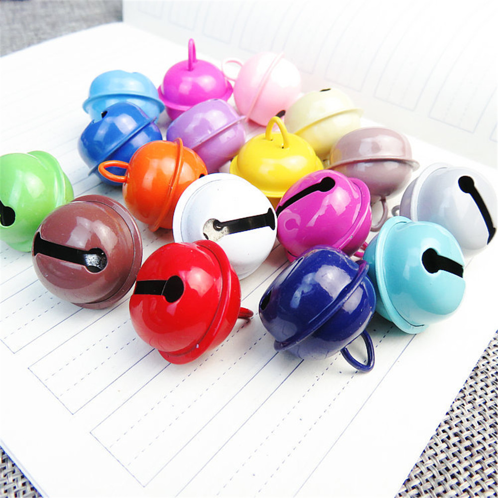 Set 10 chuông kim loại 14/22mm nhiều màu sắc độc đáo