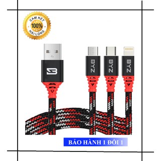 Cáp sạc byz - có 3 mẫu cap sac cho bạn lựa chọn