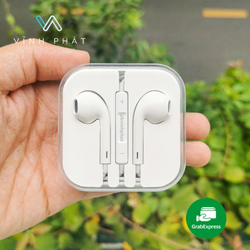 Tai Nghe IP 6 6s Plus Chính Hãng Chân Tròn 3 5mm Zin Bóc Máy