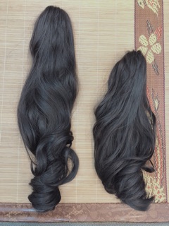 [THANH LÝ] Ngoặm tóc giả 38cm và 55cm ( kéo sang coa hình thật )