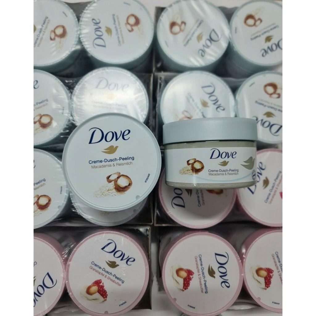 Tẩy da chết body Dove Granatapfel & Sheabutter chiết xuất lựu 225ml