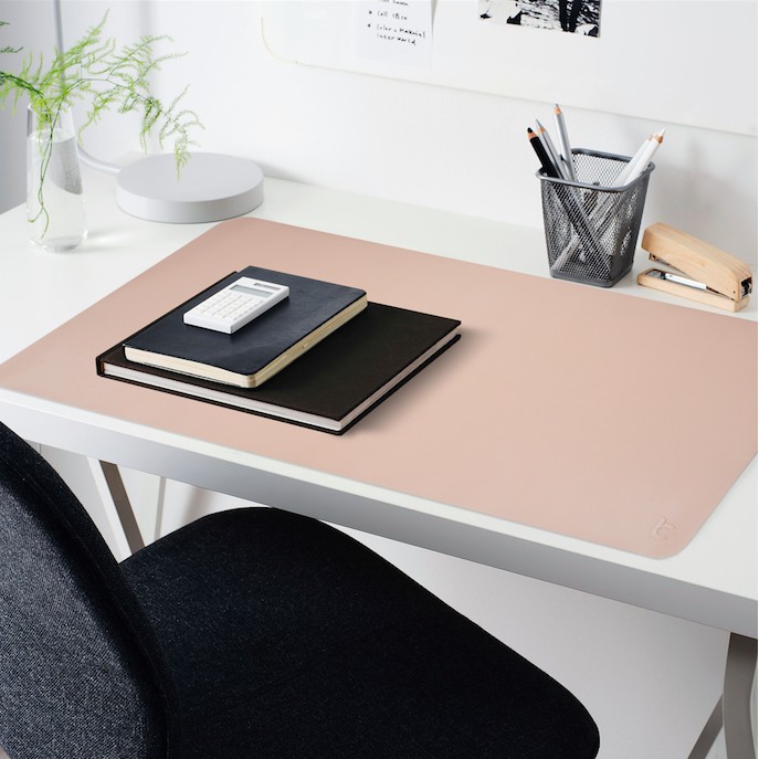 Thảm Da Trải Bàn Làm Việc Deskpad Lucas Mềm Mịn, Chống Nước, Chống Quăn, Di Chuột Êm Mượt, Lót Chuột Cỡ Lớn(40x80cm)