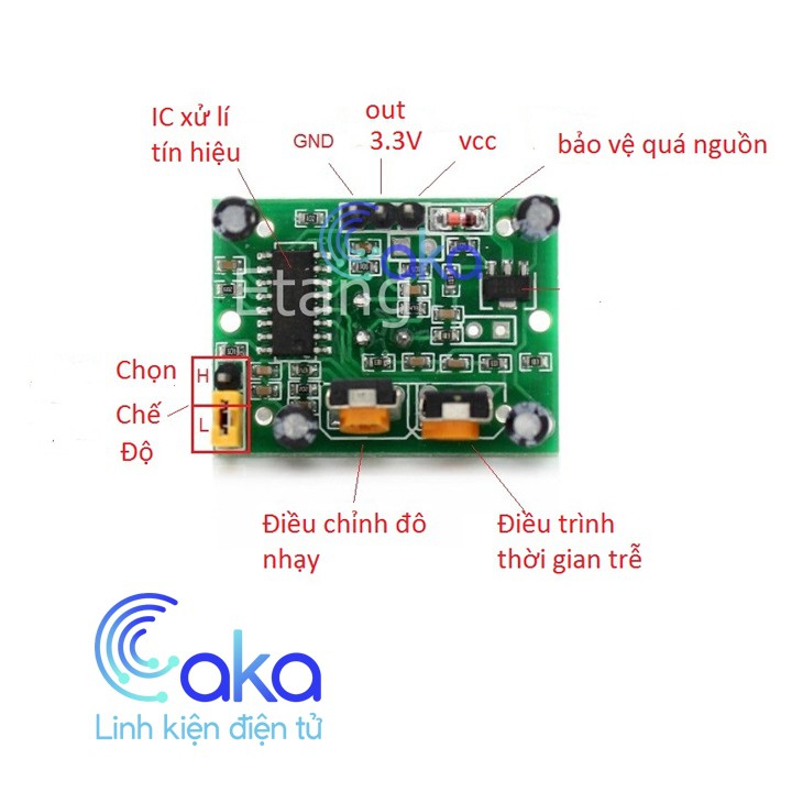 Cảm biến chuyển động HC-SR501