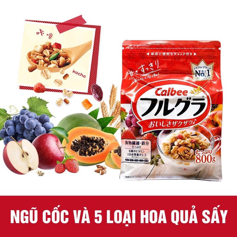 Ngũ Cốc Calbee Nhật / Ăn Kiêng