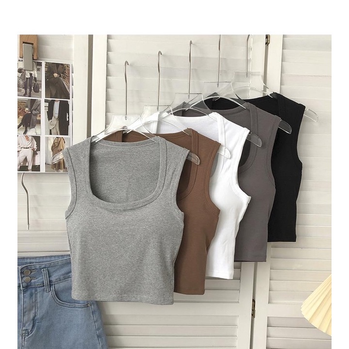 Áo Bra Nữ Softie 2 Dây Bản To Dáng Lửng Có Đệm Ngực Trend Mới 301