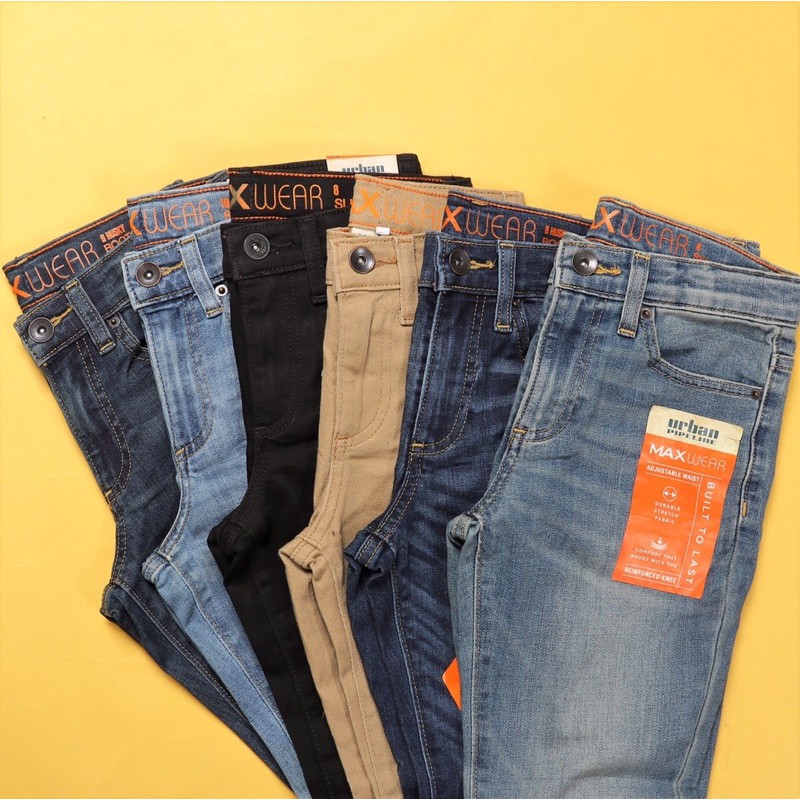 Quần Jeans Dài Bé Trai 15kg -60kg