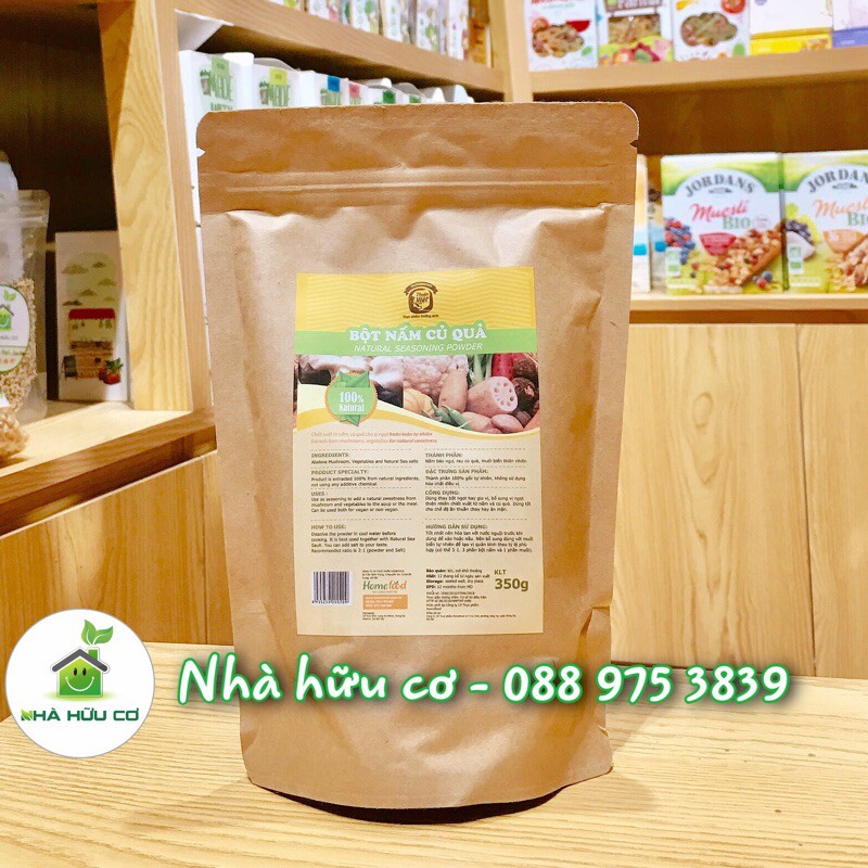 Bột nêm nấm củ quả HOMEFOOD 350gr - Date: 4/2024