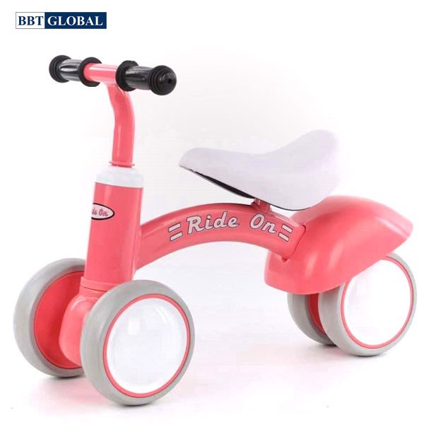 Xe chòi chân trẻ em 4 bánh khung kim loại cho bé Ride On Q518 BBT Global khung kim loại phun sơn chắc chắn