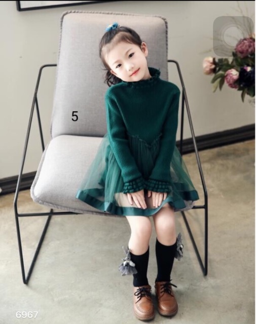 Áo len HQ phối voan