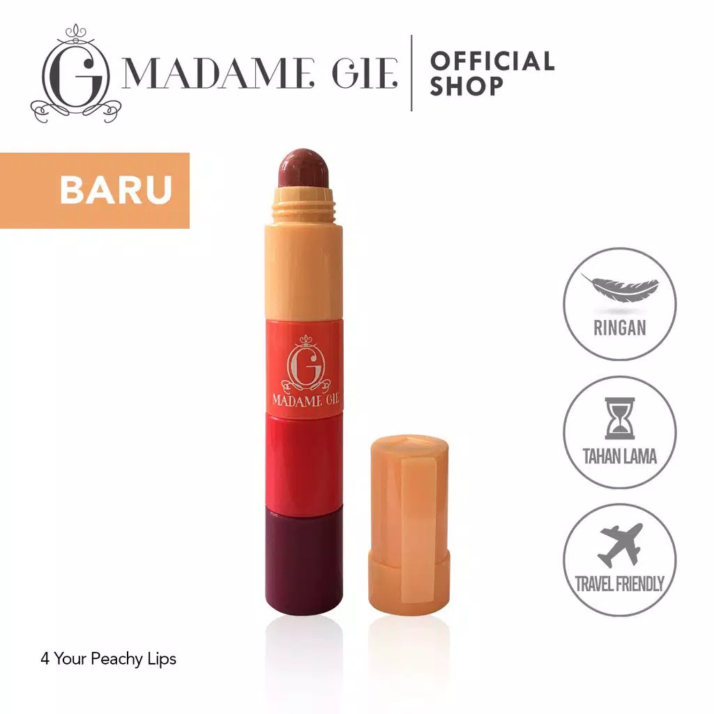 (hàng Mới Về) Son Môi Madame Gie Thiết Kế Vỏ Son Độc Đáo
