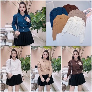 Bán sỉ áo len cadigan cúc dọc thân