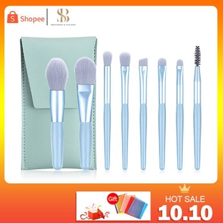 Set 8 bộ cọ đánh phấn trang điểm siêu mềm mini đa năng tiện dụng cọ trang điểm