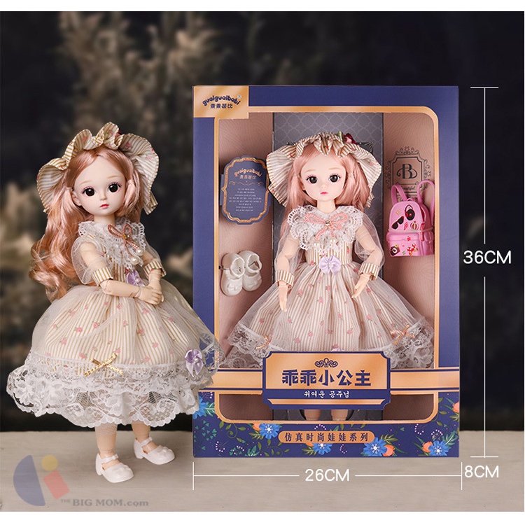 Búp bê bjd - Búp bê barbie Cực Xinh Loại Cao Cấp có Khớp 30 Cm - Nhà búp bê barbie