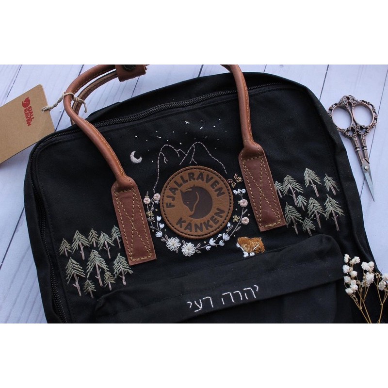 Balo Kanken Size Đi Học Đủ Màu Thêu Tay