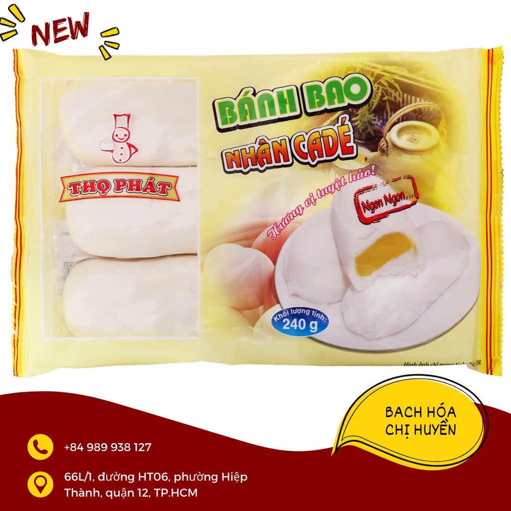 Bánh bao cadé Thọ Phát 240g