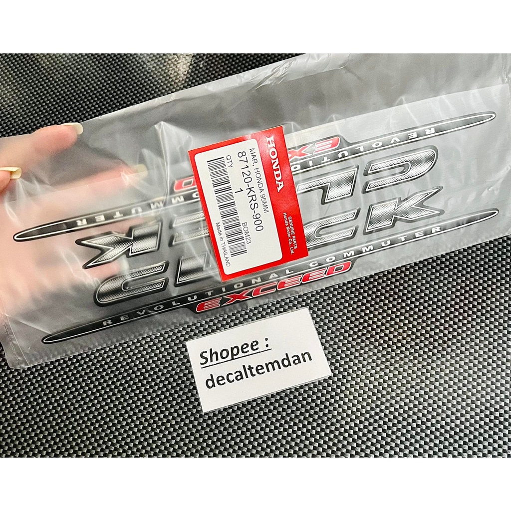 DDXM - V22+45H - CẶP TEM NỔI DẺO DÁN XE CLICK ĐỜI CŨ LOẠI THƯỜNG &amp; THÁI LAN