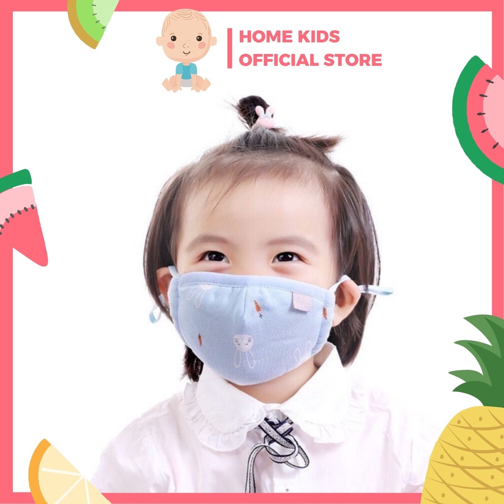 Khẩu Trang Xô 4 Lớp Kháng Khuẩn Đóng Túi Zip Cho Bé