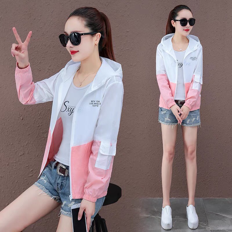 Áo Khoác Dù ,Aó Khoác Dù In Thân Sau N4 ,Phối Màu Nữa Thân ,Size M,L'XLNam Nữ Mặc Được.