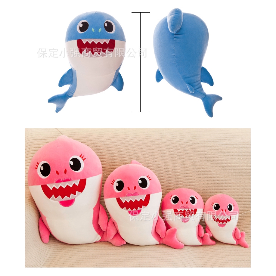 Đồ chơi cá mập/ chú cáo nhồi bông dễ thương bằng nhung quà tặng kỳ nghỉ cho trẻ em