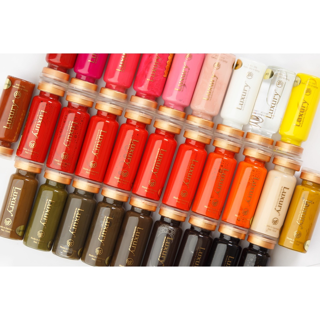 MỰC PHUN XĂM MÀY, MÔI, MÍ LUXURY CHÍNH HÃNG ĐỨC - 15ML