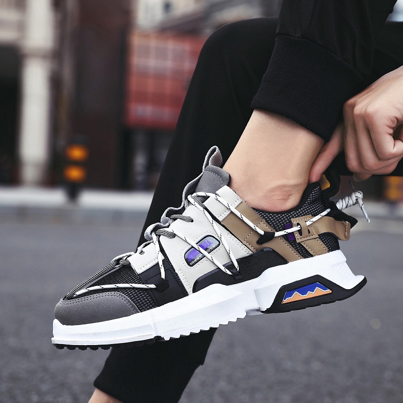 Giày sneaker thể thao nam dạng lưới thông thoáng