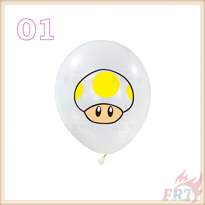 Bong bóng Latex hình Super Mario Bros series 02 dùng cho trang trí tiệc sinh nhật