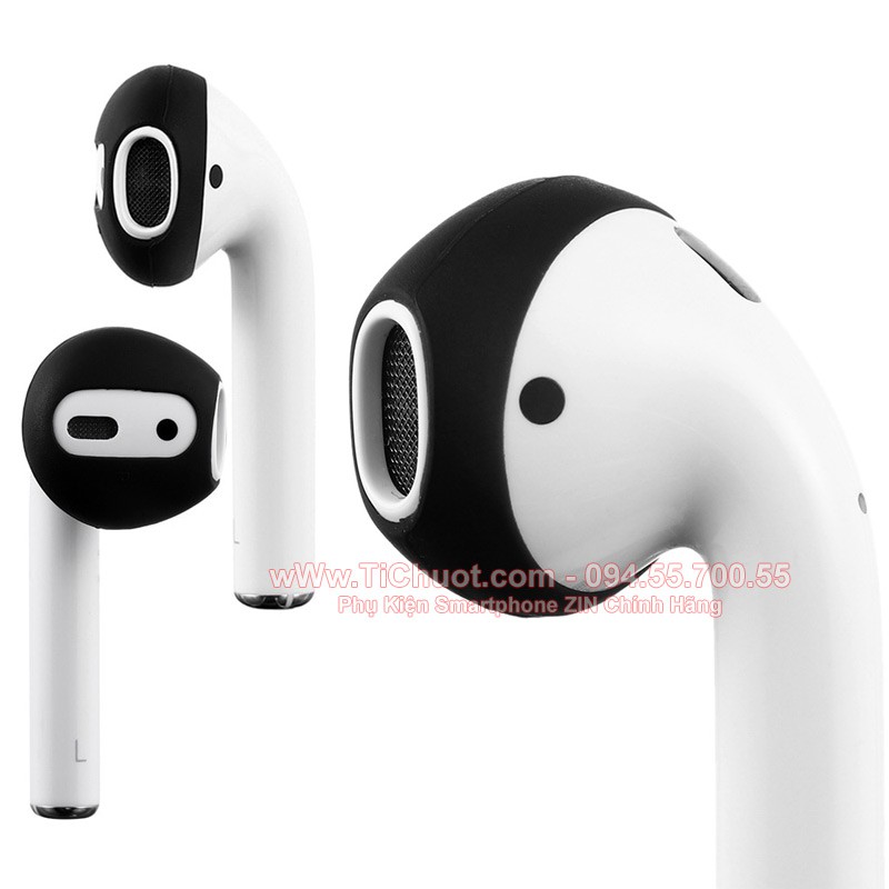 [Siêu Mỏng] Nút cao su bọc Tai Nghe Apple AirPods [Đậy Nắp Hộp Sạc Được]